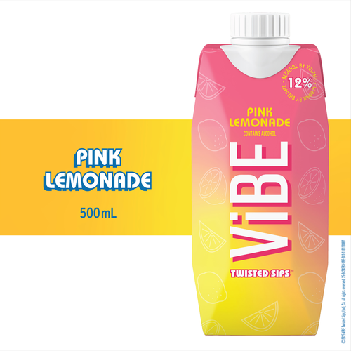 Vibe Pink Lemonade 500Ml