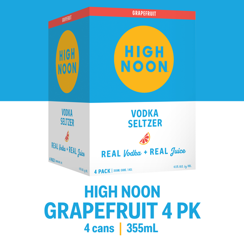 High Noon Grapefruit 4Pk-355Ml