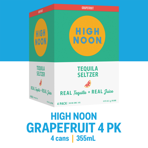 High Noon Tequila Grapefruit 4Pk-355Ml