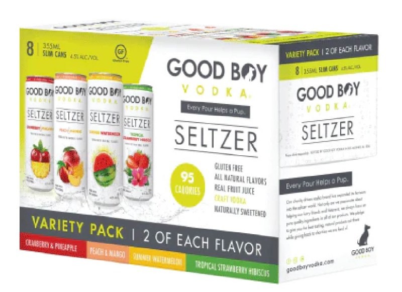GOOD BOY SELTZER VARIETY 8PK