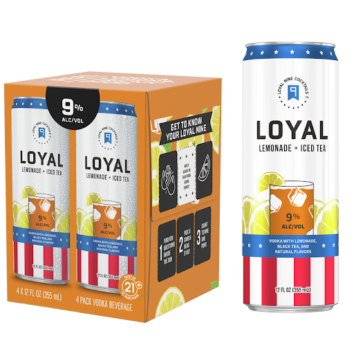 Loyal 9 Mixed Iced Tea 4Pk