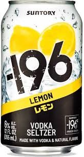 MINUS 196 LEMON VODKA SELTZER