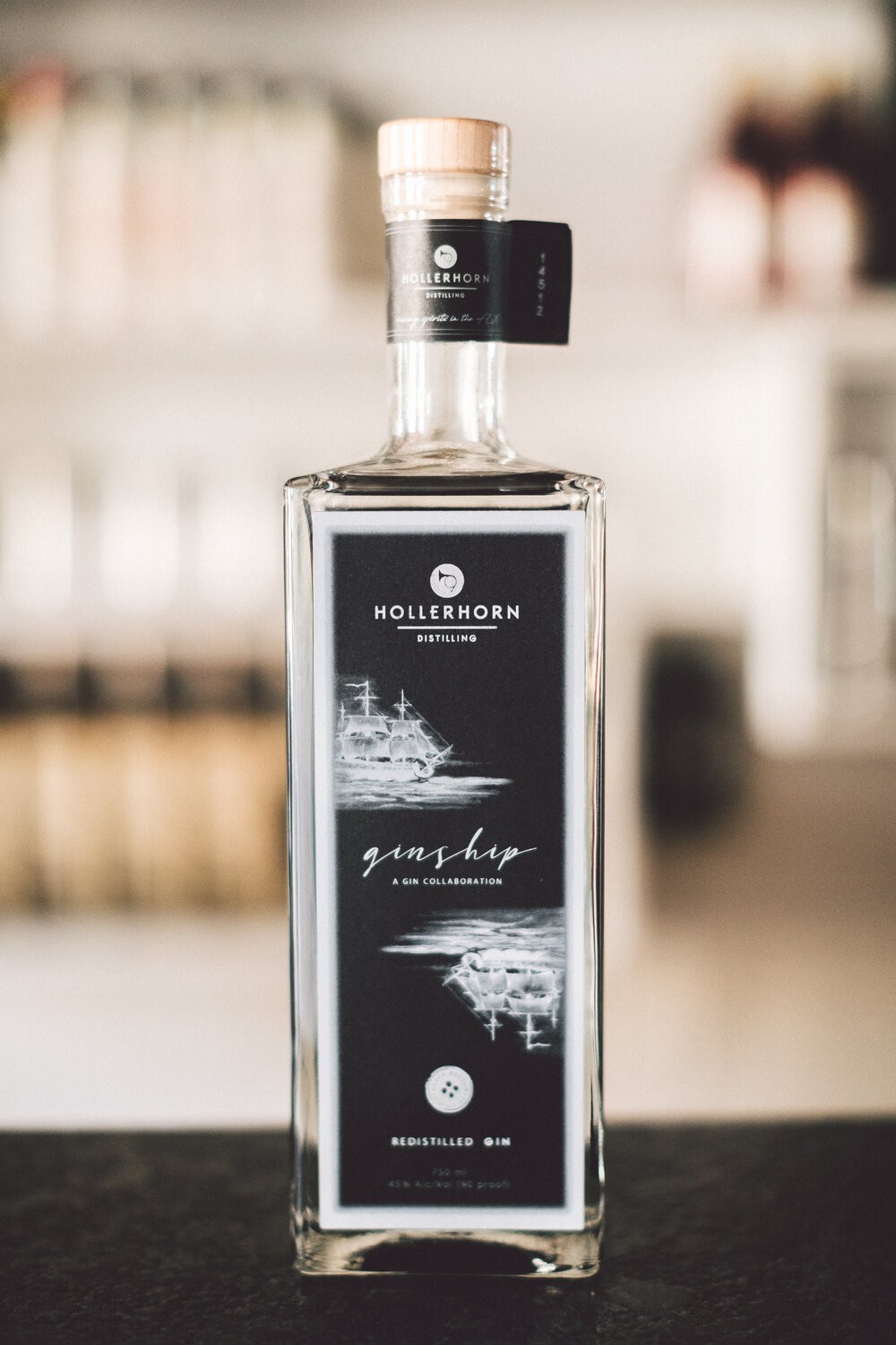 HOLLERHORN GINSHIP GIN 750ML