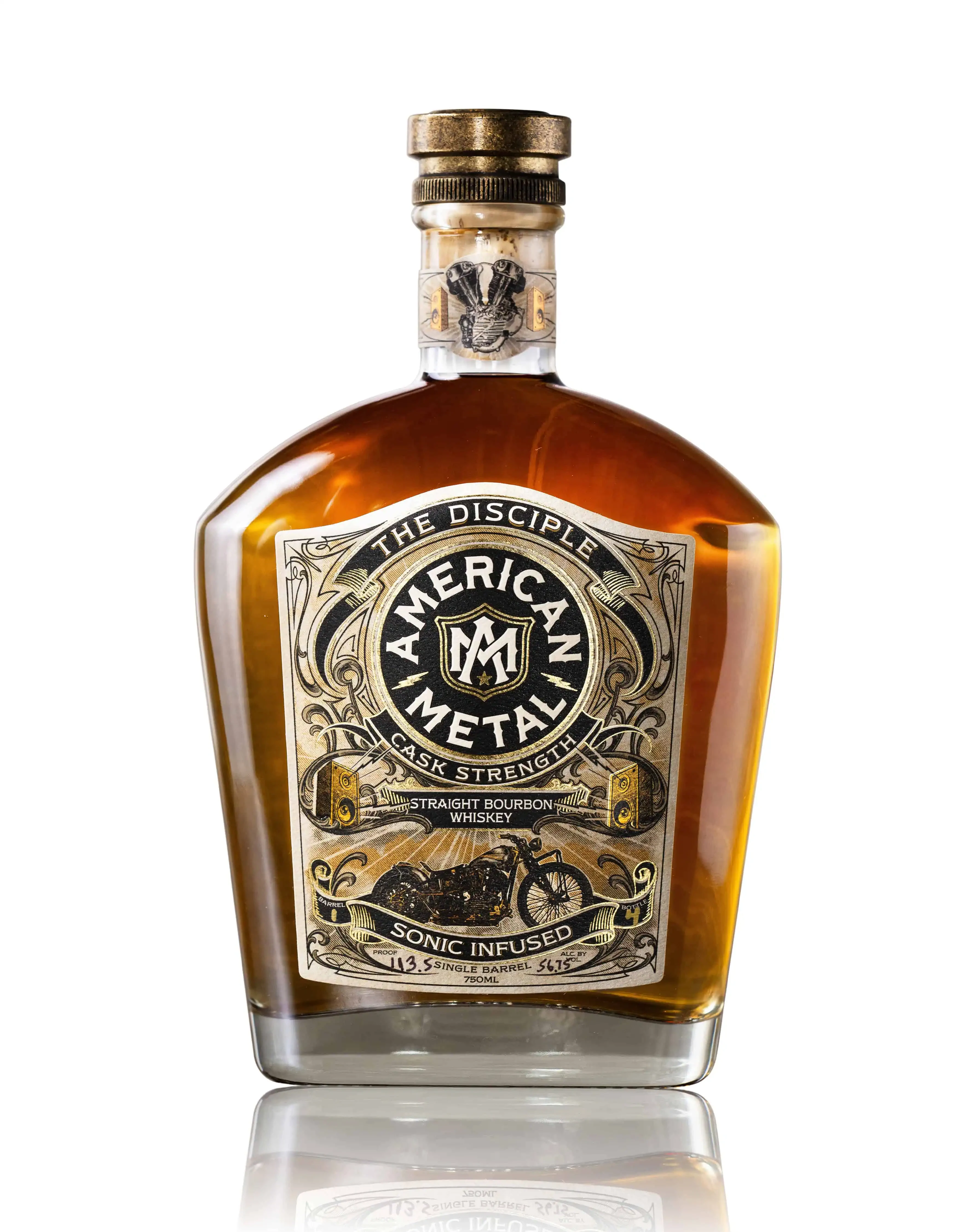 American Metal The Disciple Straight Bourbon Whiskey 750ml