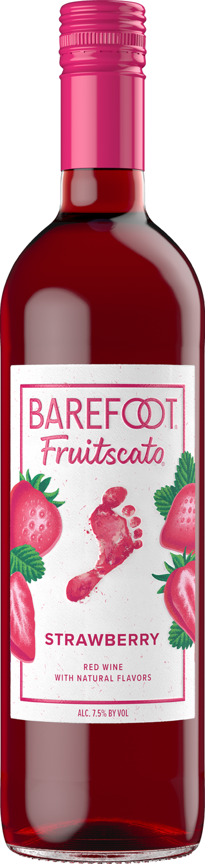 Barefoot Strawberry Moscato 750Ml NV