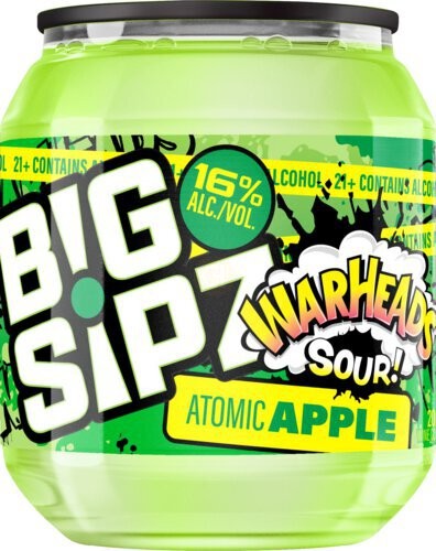 Big Sipz Warheads Sour Atomic Apple 200ml