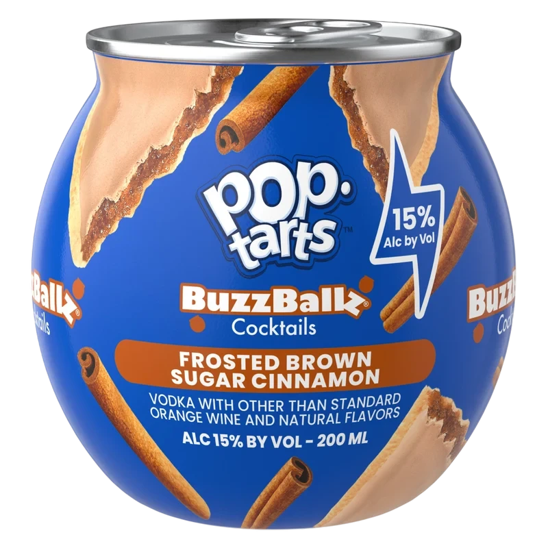 BuzzBallz PopTarts Frosted Brown Sugar Cinnamon 200ml
