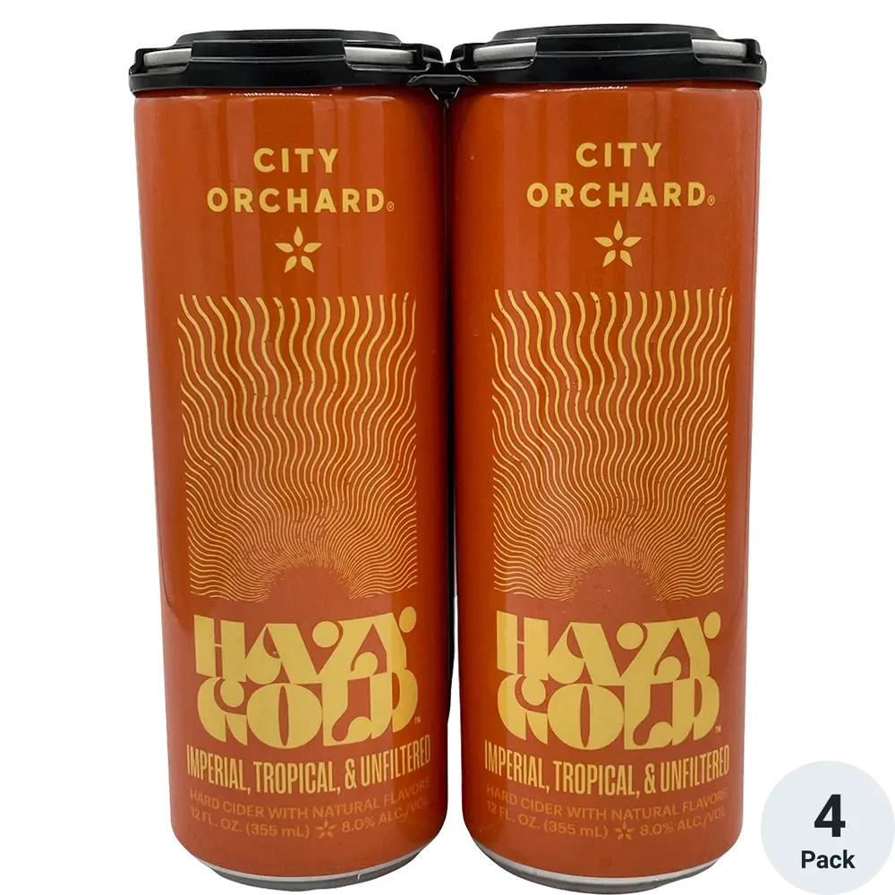City Orchard Hazy Gold 4pk - 12oz Cans