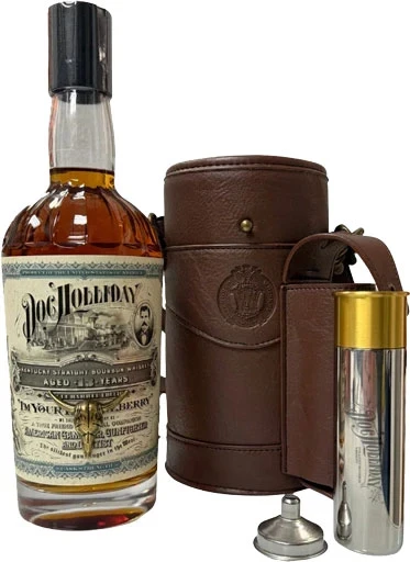 Doc Holliday 13yr Bourbon Hunter Bag Gift Set 700ml