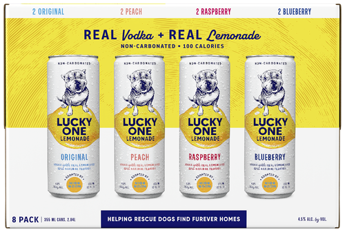 Lucky One Lemonade Variety 8pk - 355ml Cans