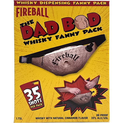 Fireball "The Dad Bod Fanny Pack" Cinnamon Whisky 1.75L