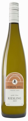 Heron Hill Semi-Dry Riesling 750Ml