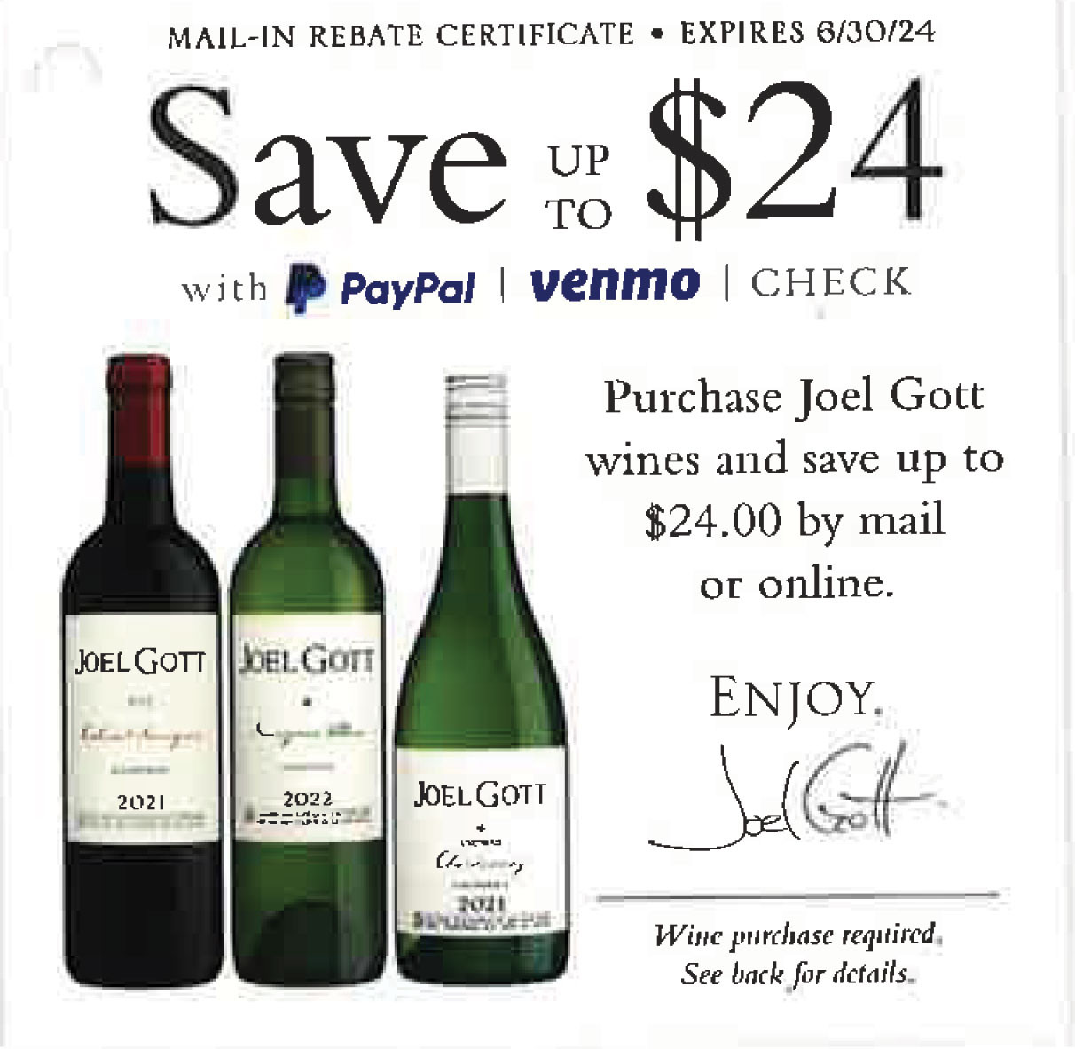 Joel Gott Wine