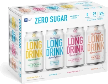 Long Drink Variety Zero Sugar 12pk - 355ml Cans