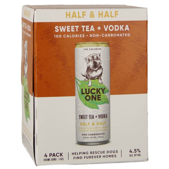 Lucky One Half & Half 4Pk - 355ml Cans