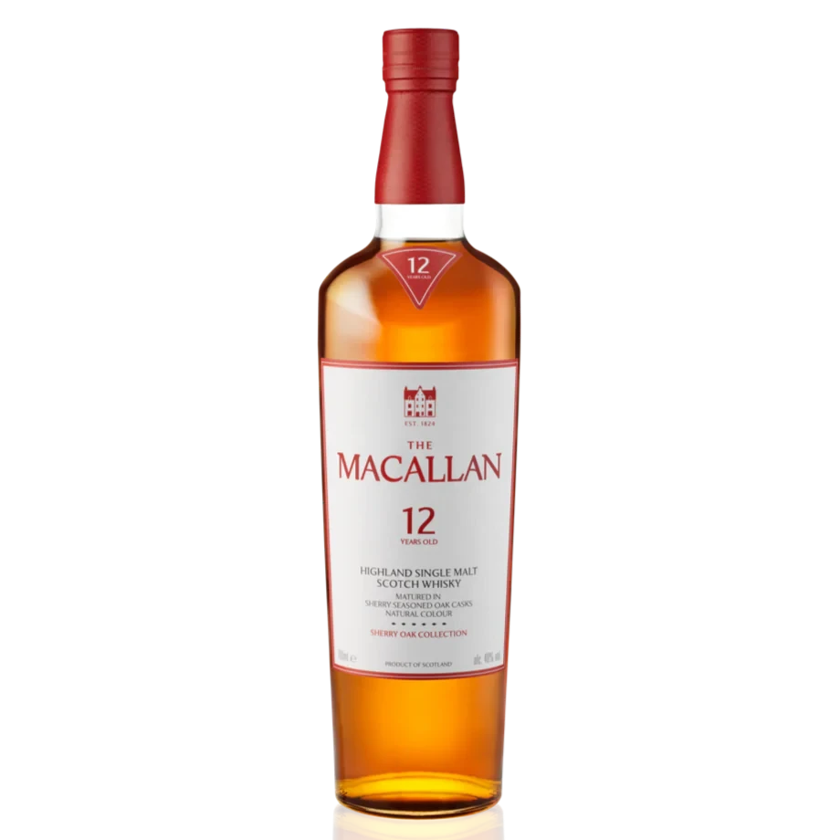 Macallan 12Yr Sherry Oak Single Malt Scotch Whisky 750Ml