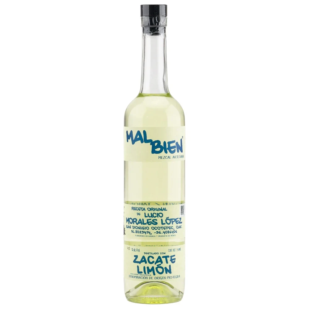 Mal Bien Zacate Limon Mezcal 750ml