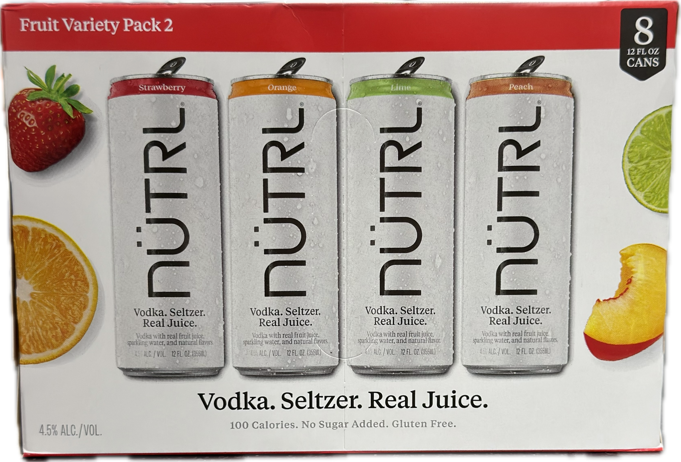 Nutrl Fruit Variety Pack 2 8pk 355ml - Cans