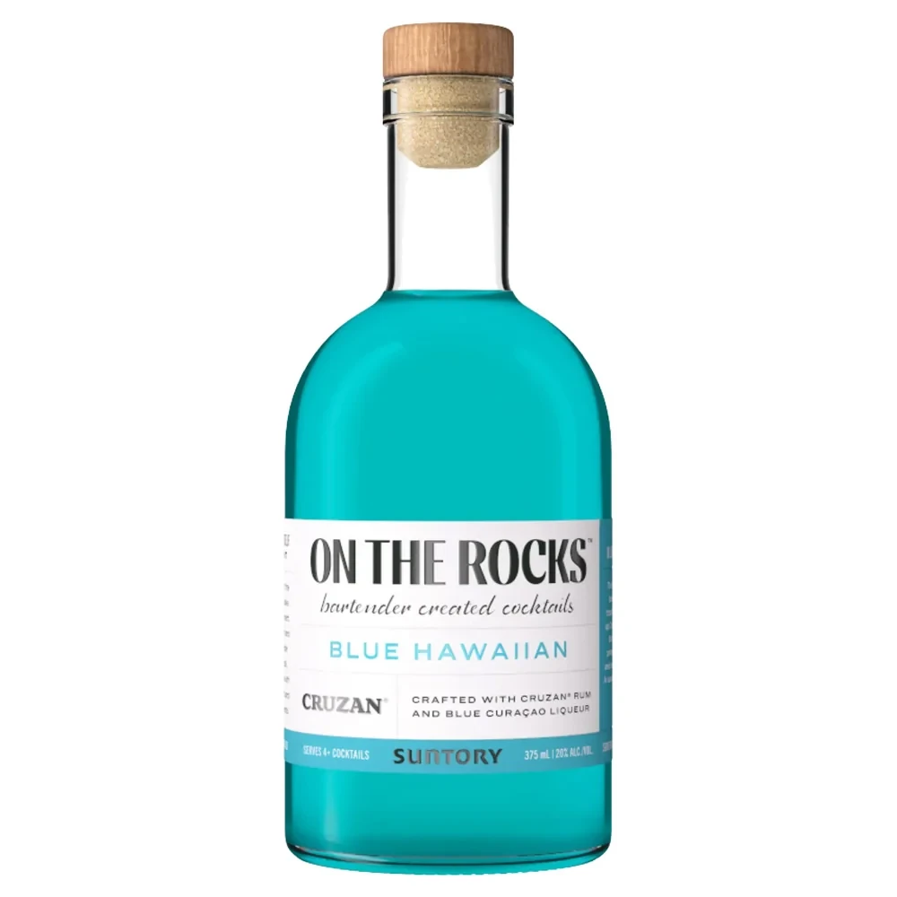 On The Rocks Blue Hawaiian Cocktail 375Ml