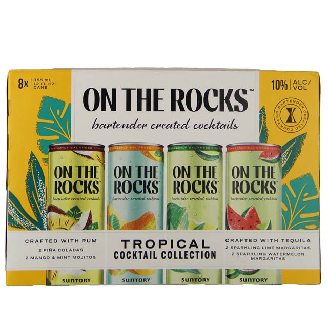 On The Rocks Tropical 8Pk - 355ml Cans