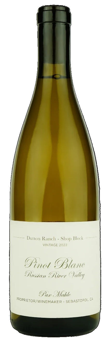 2022 Pax Mahle Pinot Blanc Button Ranch Shop Block 750ml