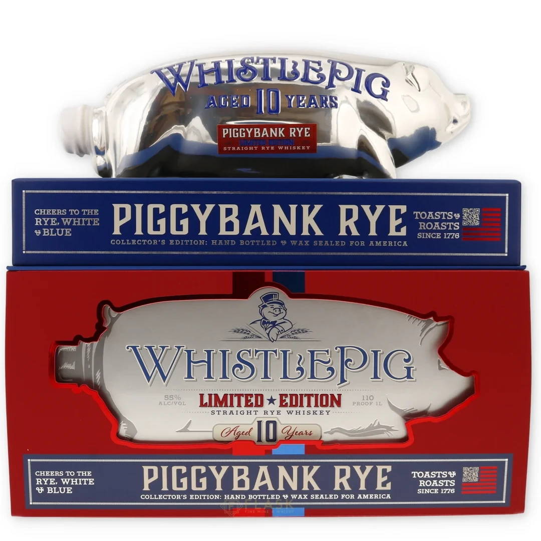 Whistle Pig Piggybank 10yr Rye 1L