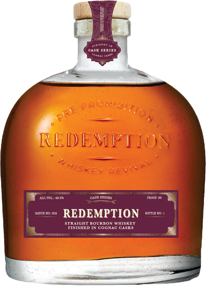 Redemption Cognac Cask Finished Bourbon Whiskey 750ml
