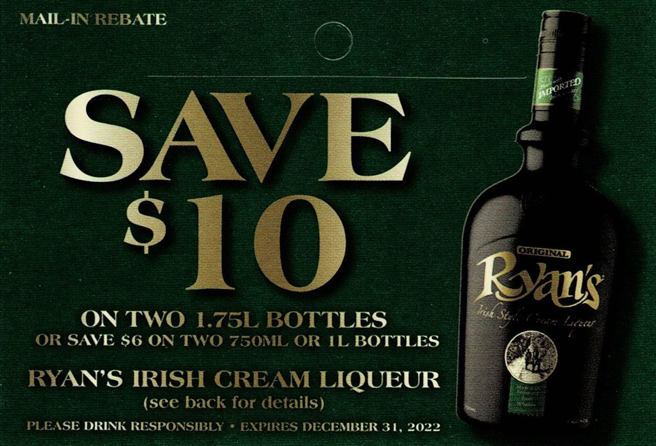 Ryan's Irish Cream Liqueur
