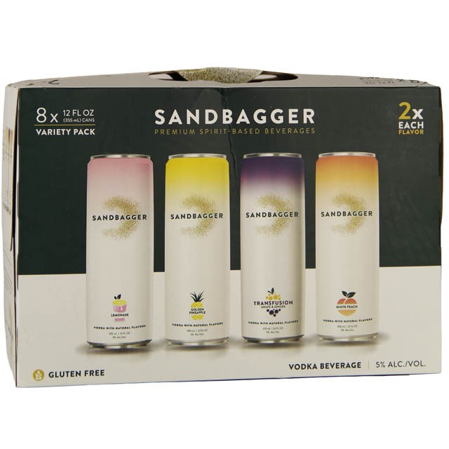 Sandbagger Vodka Seltzer Variety 8pk - 355ml Cans