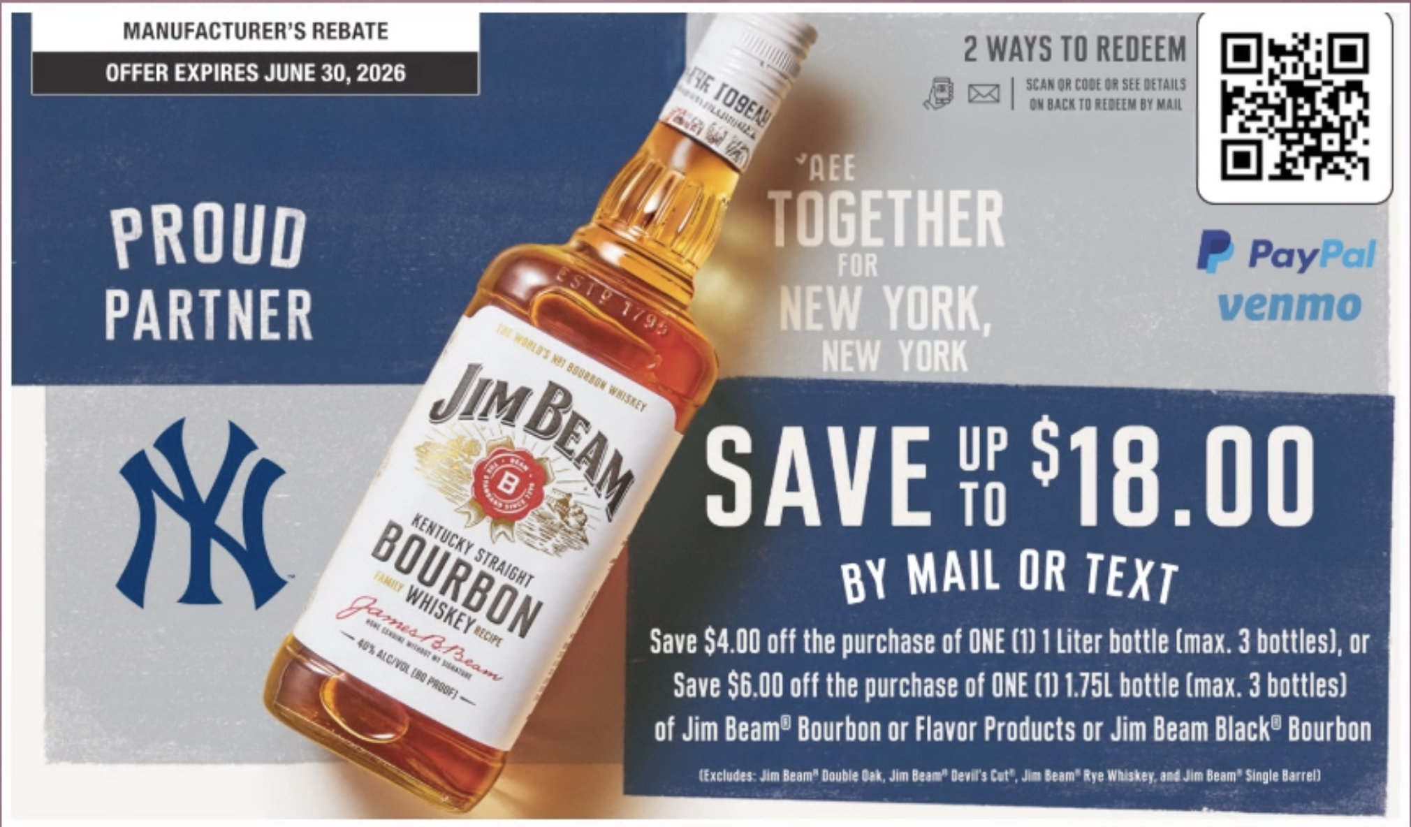 Jim Beam Bourbon, Black Bourbon, or Jim Beam Flavors
