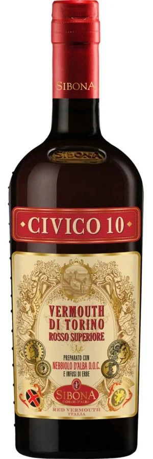 Sibona Civico 10 Vermouth di Torino Rosso Superiore 750ml