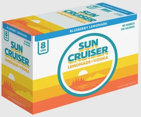 Sun Cruiser Blueberry Lemonade Vodka 8pk - 12oz Cans