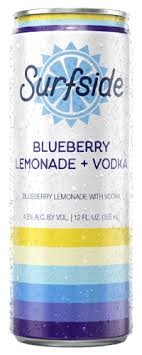 Surfside Blueberry Lemonade 4pk - 12oz Cans