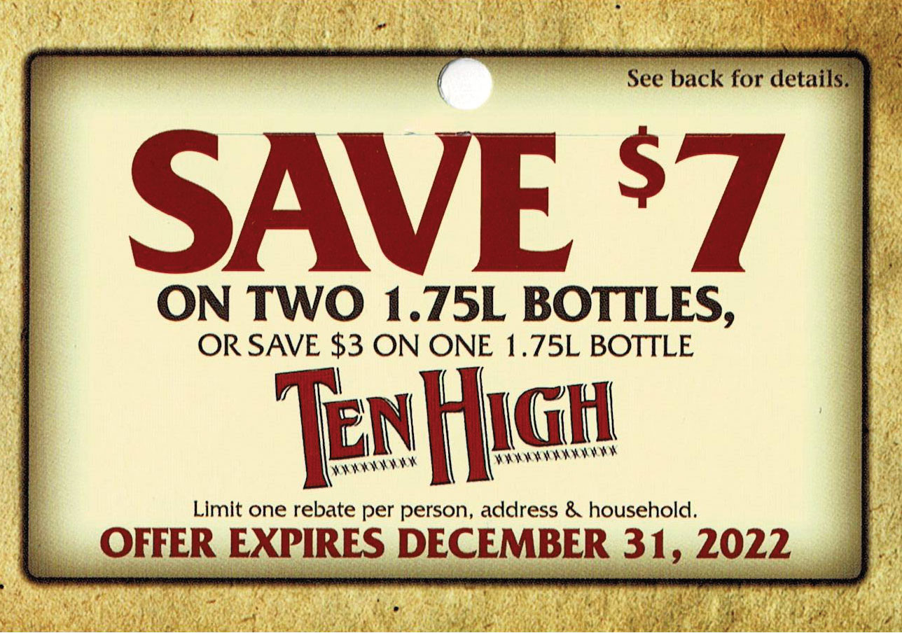 Ten High Sour Mash Whisky