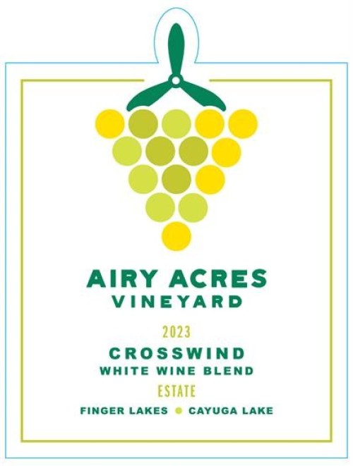 2023 Airy Acres Crosswind White 750Ml