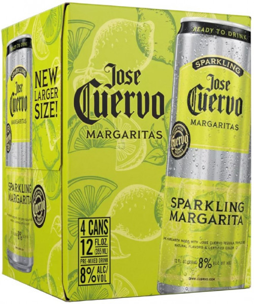 Jose Cuervo Sparkling Margarita 4Pk - 12oz Cans