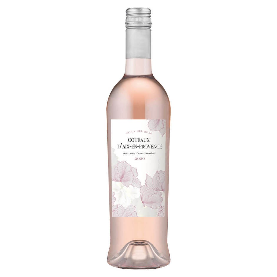 2025 Villa Del Rose Coteaux D'aix En Provence Rose 750ml