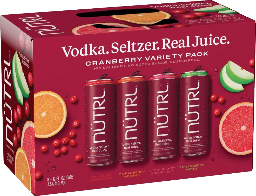 Nutrl Cranberry Variety 8 Pk