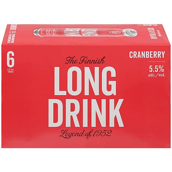 Long Drink Cranberry 6 Pk