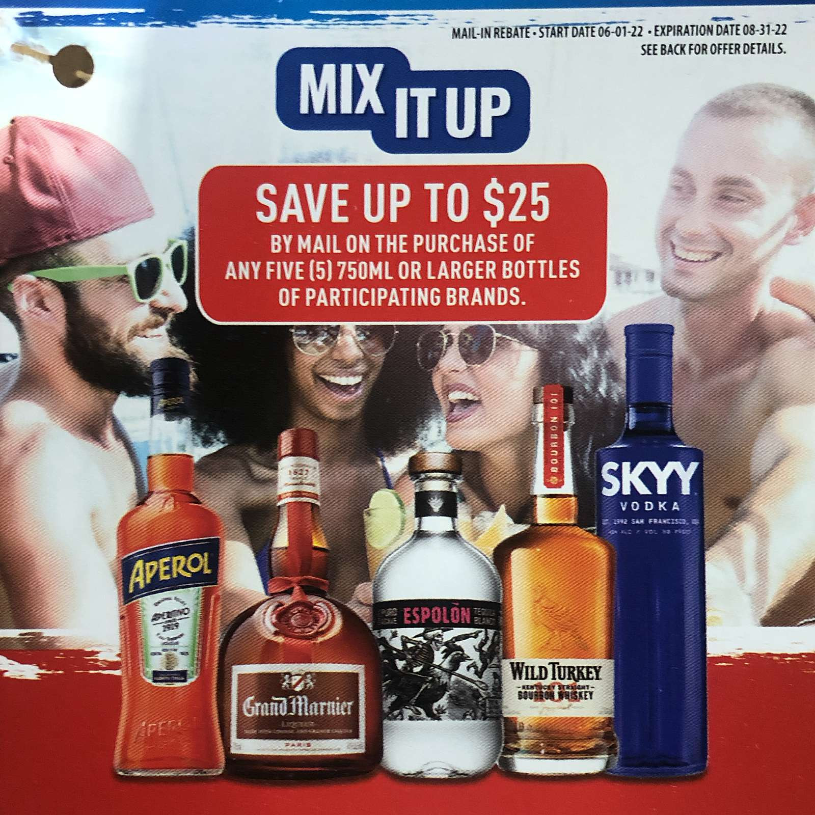Aperol, Grand Marnier, Espolon, Wild Turkey, Skyy