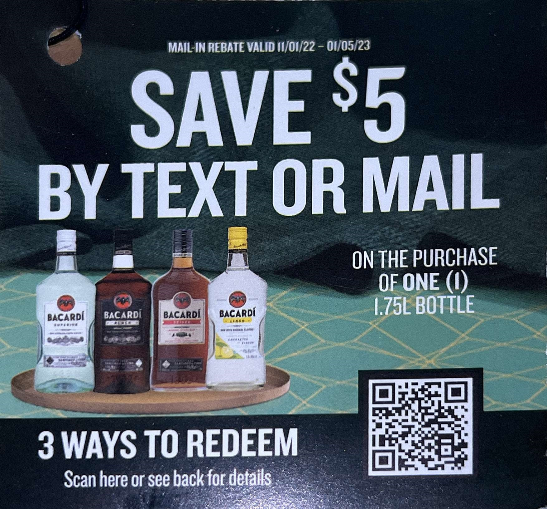 Bacardi 1.75L