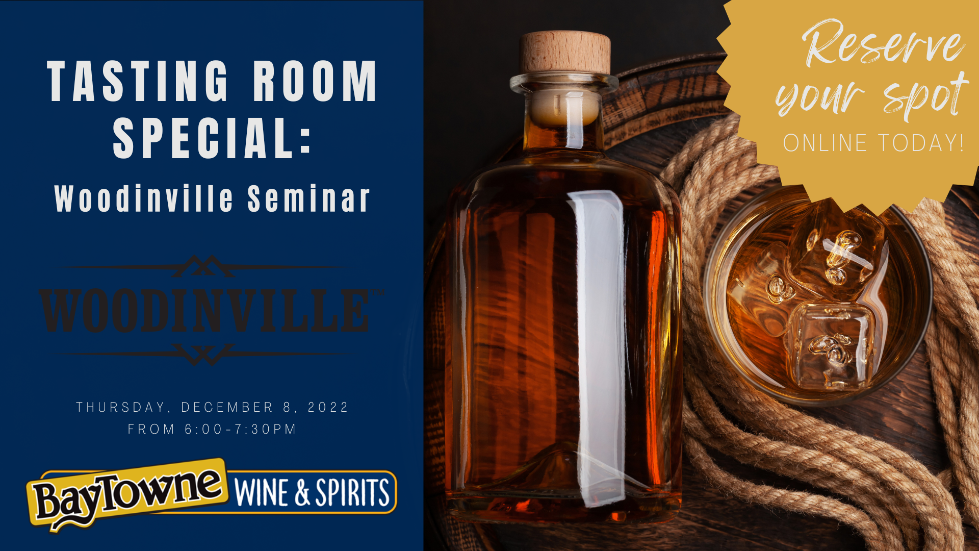 Tasting Room Special: Woodinville Seminar