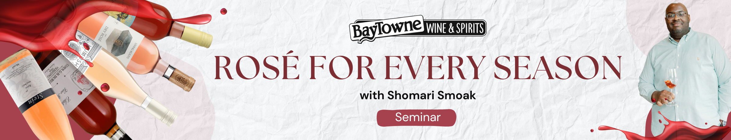 Rosé for Every Season with Shomari Smoak