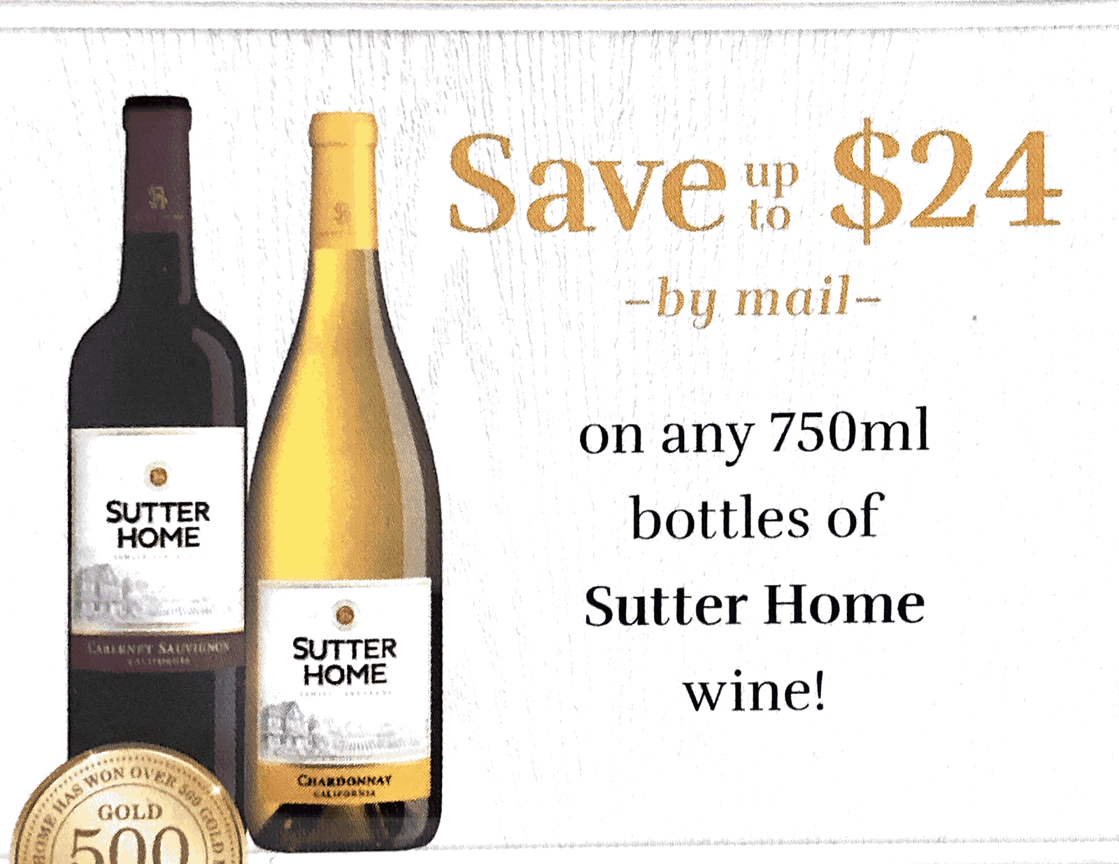 Sutter Home 750ml