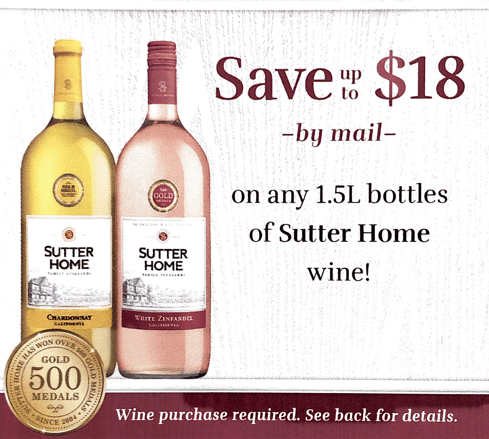 Sutter Home 1.5L