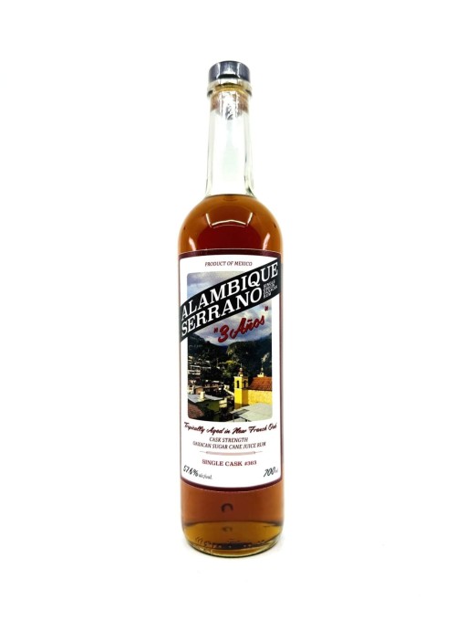 Alambique Serrano 3 Anos Cask Strength Sugar Cane Juice Rum Single Cask #363