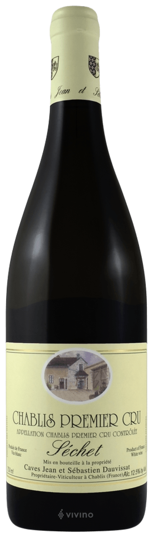 Jean et Sébastien Dauvissat Chablis 1er Cru 'Séchet'