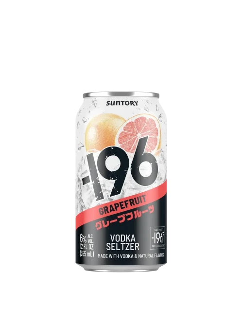 Suntory -196 Grapefruit Vodka Seltzer