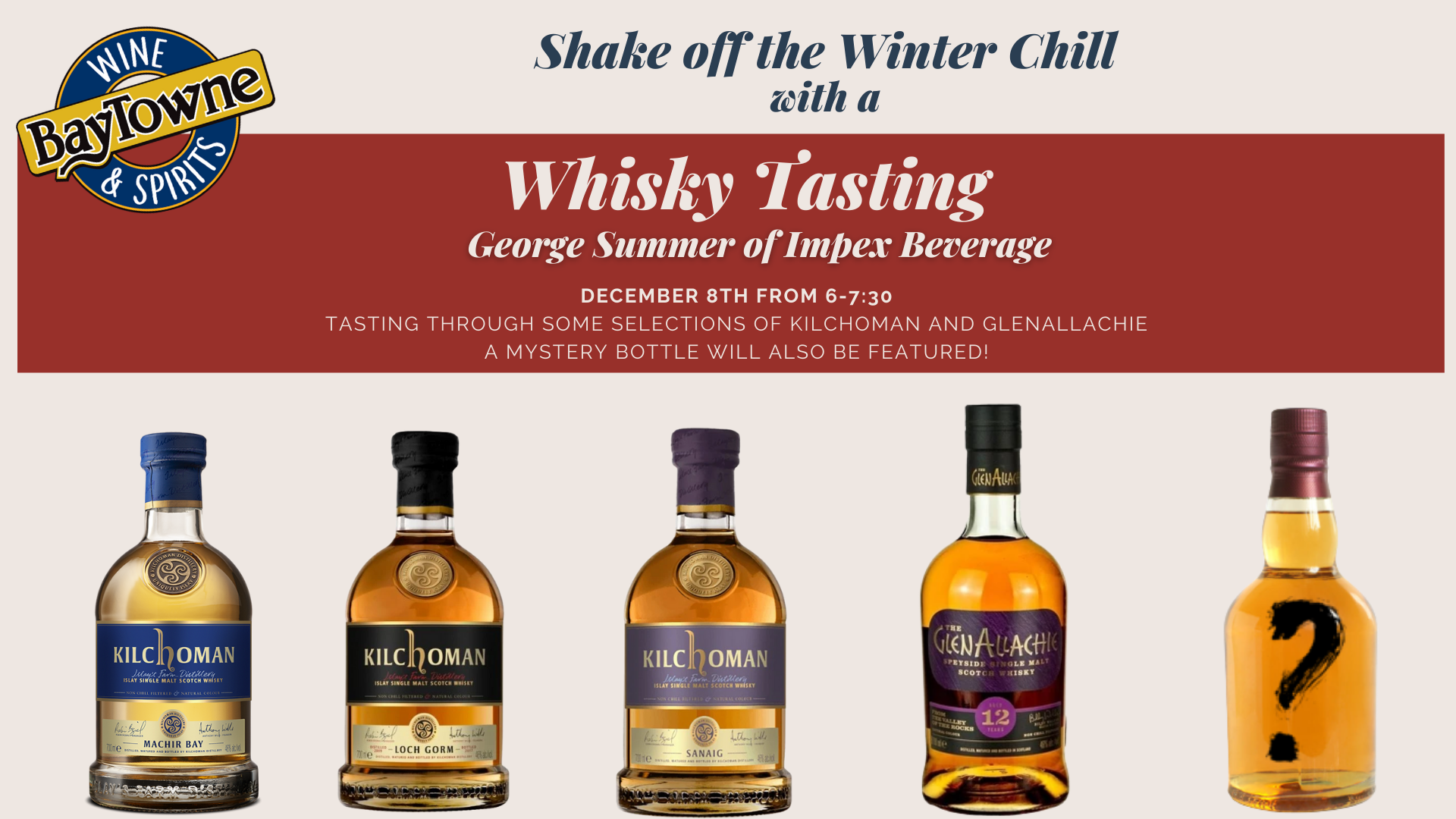 Shake off the Winter Chill with a Whisky Tasting