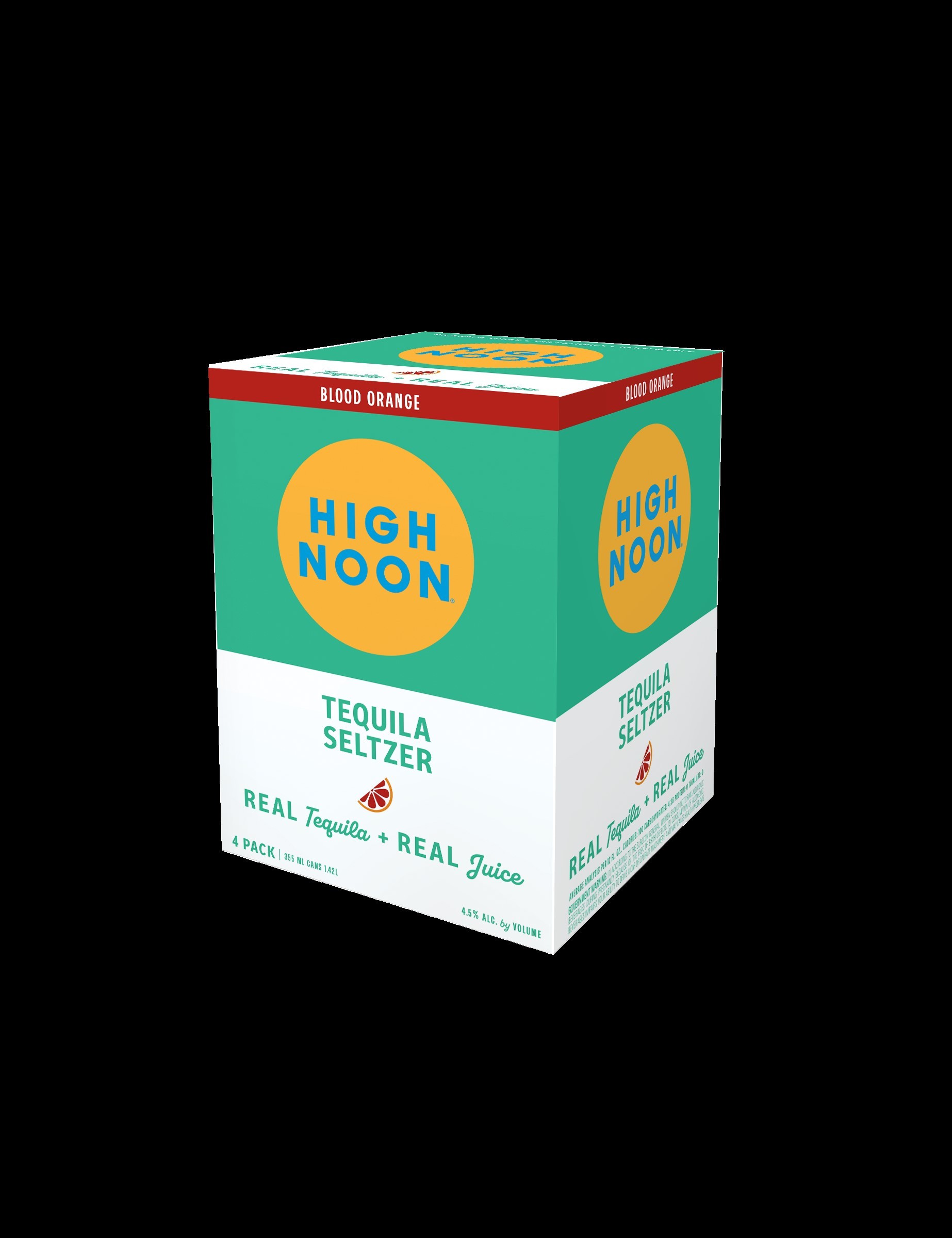 HIGH NOON 4 PK BLOOD ORANGE TEQUILA